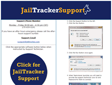 Tablet Screenshot of jailtrackersupport.com